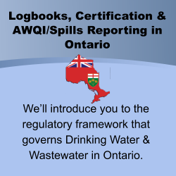 Logbooks, Certification and AWQI / Spills Reporting in Ontario