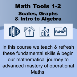 Math Tools 1-2: Scales, Graphs & Introduction to Algebra